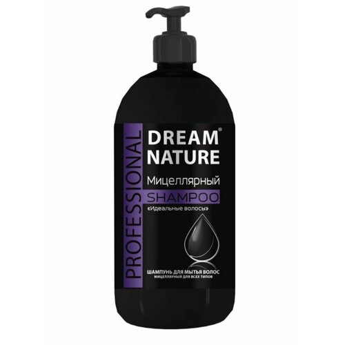 DREAM NATURE Professional Шампунь для волос мицеллярный Идеальные волосы, 1000 мл