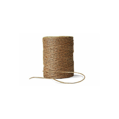 Шпагат джутовый 1000 метров. Джут пряжа для рукоделия. Веревка, нить , шнур.