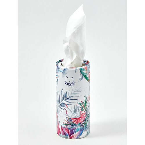 Салфетки бумажные косметические в тубе для автомобиля для колясок 2 слоя 50 штуп KIMRIK 223₽