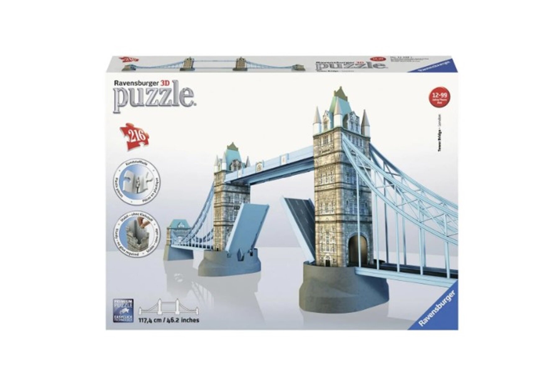 Пазл Ravensburger Тауэрский мост, 3D, 216 дет. 12559