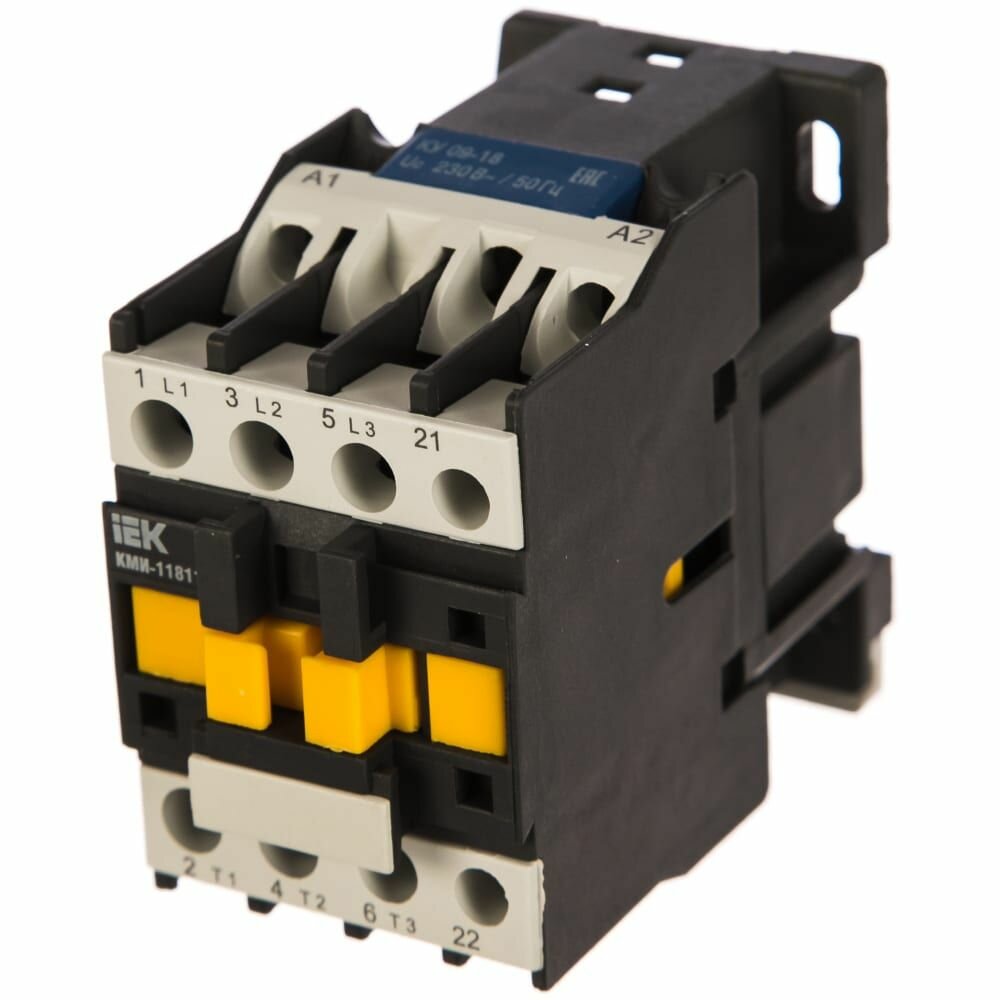 фото IEK Контактор КМИ-11811 18А 220В ИЭК KKM11-018-230-01
