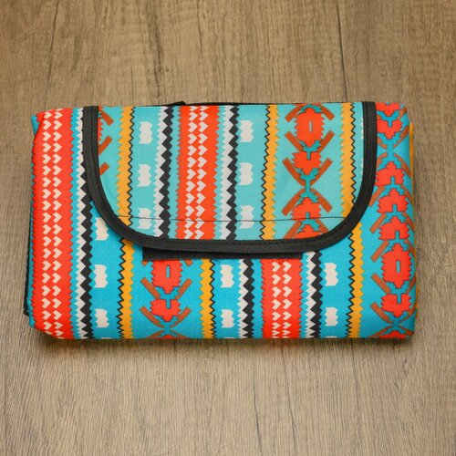 Лежак для пляжа, пикника, похода, кемпинга. Коврик туристический водонепроницаемый складной, для отдыха на природе компактный, пляжный.