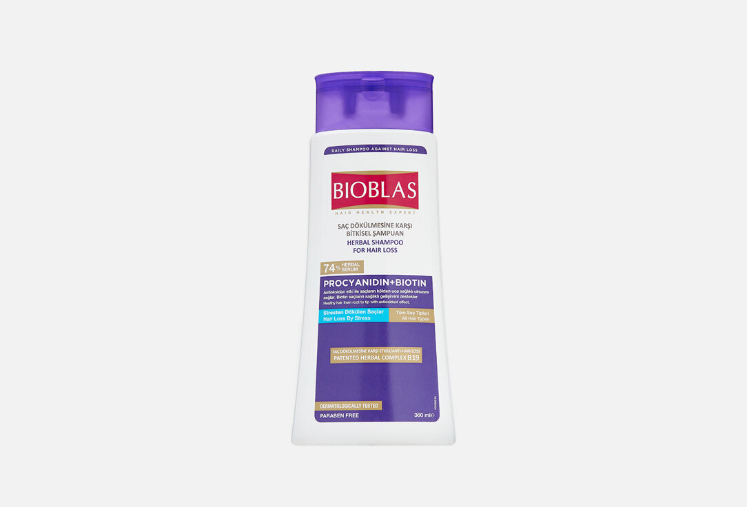 Шампунь для волос Bioblas, ANTI HAIR LOSS PROCYANIDIN 360мл