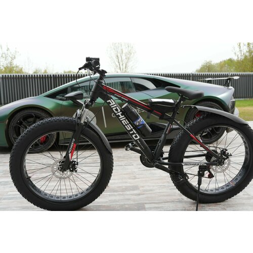 Велосипед Фэтбайк SPR Richiesto 24 Горный Спортивный Взрослый Подростковый черно-красный 27200₽