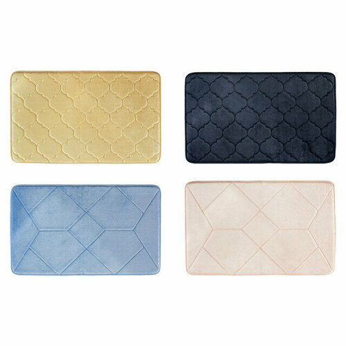 Коврик для ванной Basic 50х80см полиэстер с эффектом памяти на SBR основе в асс-те 2442₽