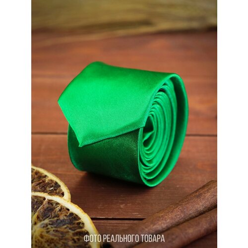 Галстук 2beMan, зеленый галстук узкий мужской атласный однотонный болотный
