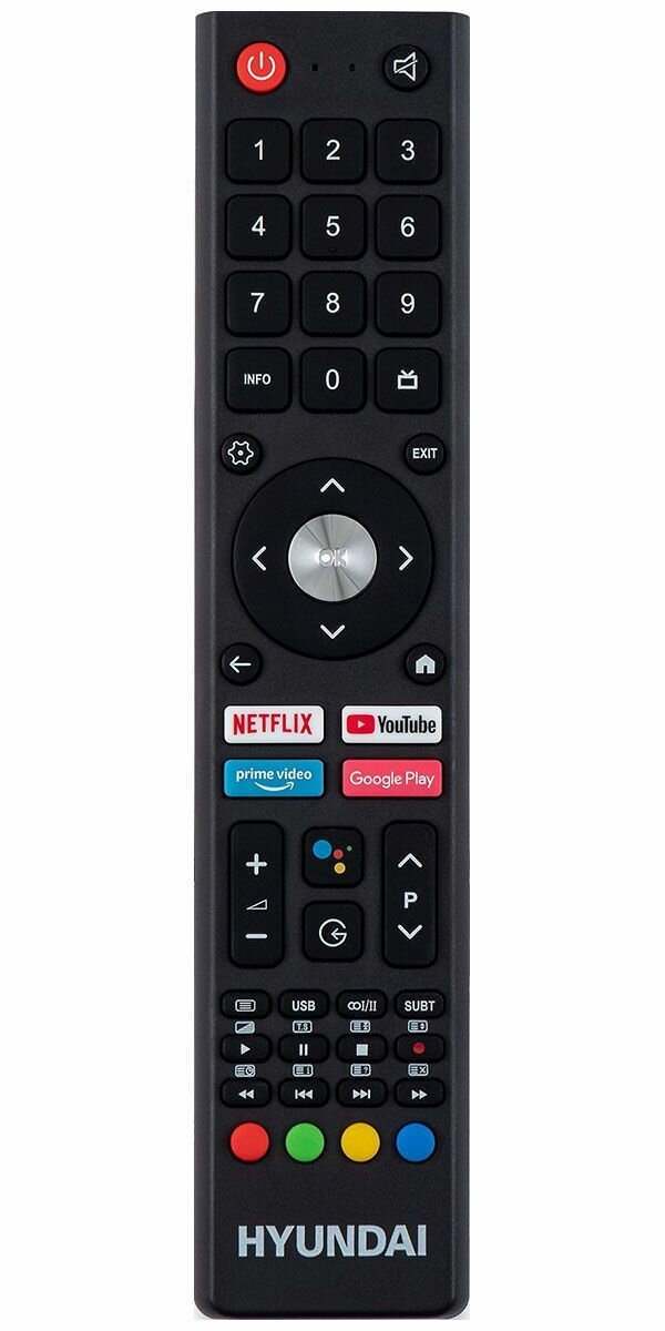 Hyundai H-LED43BU7006, Smart Android TV Frameless, черный