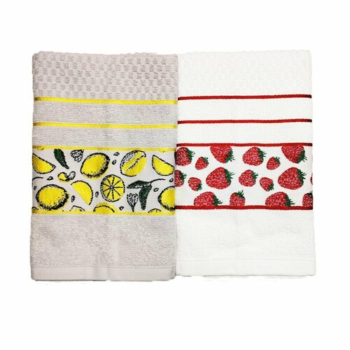 Набор кухонных махровых полотенец 2 шт 50х70 см Vingi Ricami 2600₽