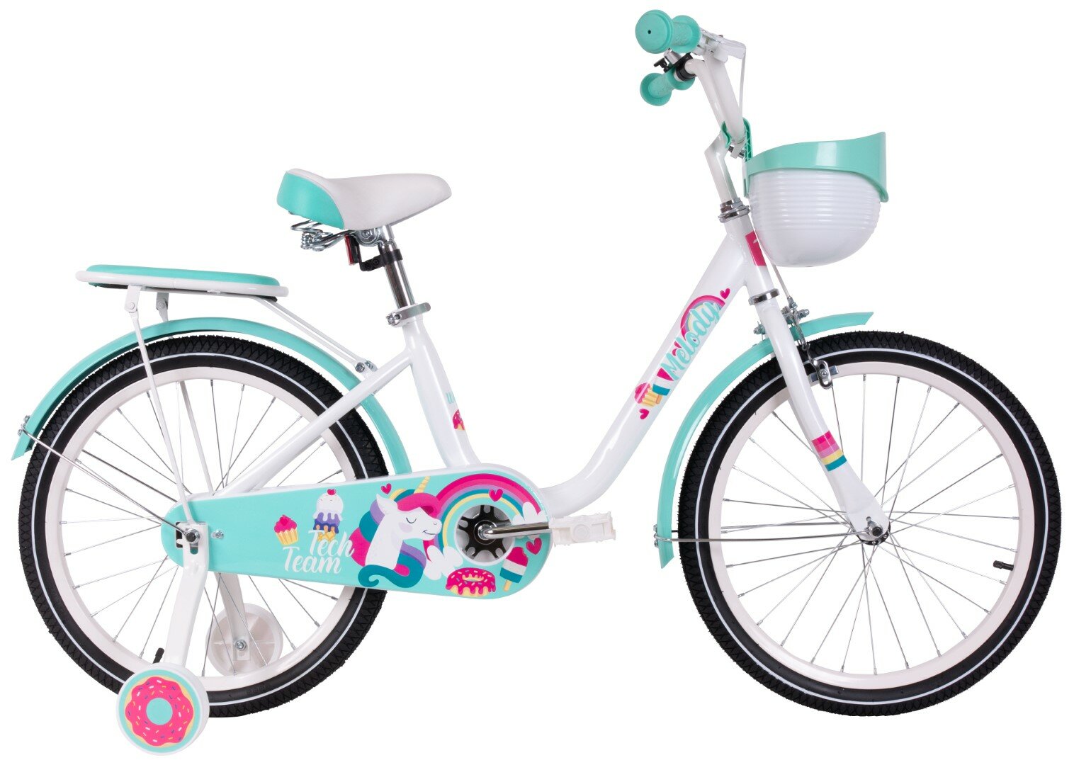 Детский велосипед TECH TEAM Melody 20' celadon (сталь) NN012369 NN012369