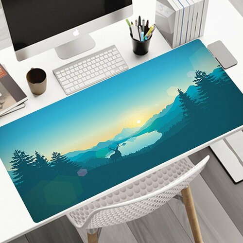 Игровой коврик для мыши с принтом натуральный каучук 80х30см 1430₽