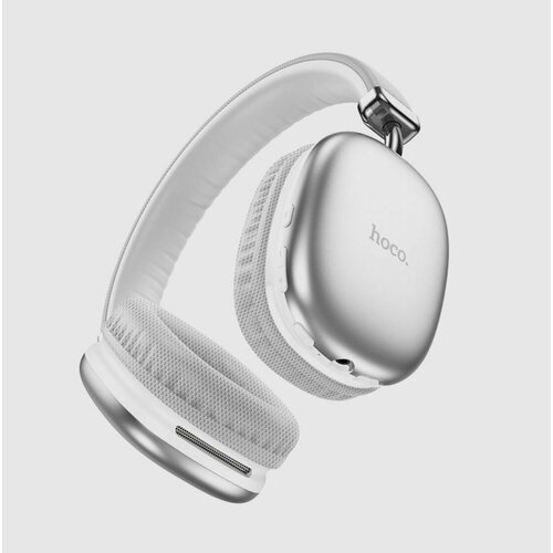 Стереонаушники Bluetooth полноразмерные Hoco W35 Max V5.3/45ч серебристы
