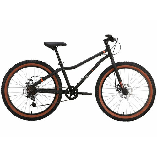 Подростковый велосипед Forward Unit Plus 24 D год 2024 цвет Черный-Оранжевый ростовка 13 32373₽