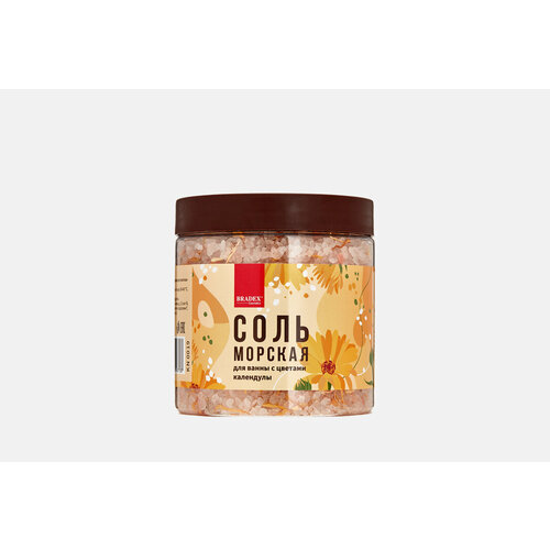 Соль морская для ванны BRADEX calendula flowers 600мл 1950₽