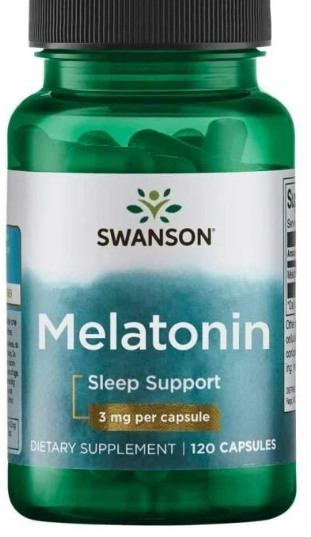 Мелатонин , Swanson Melatonin 3 мг 120 капсул