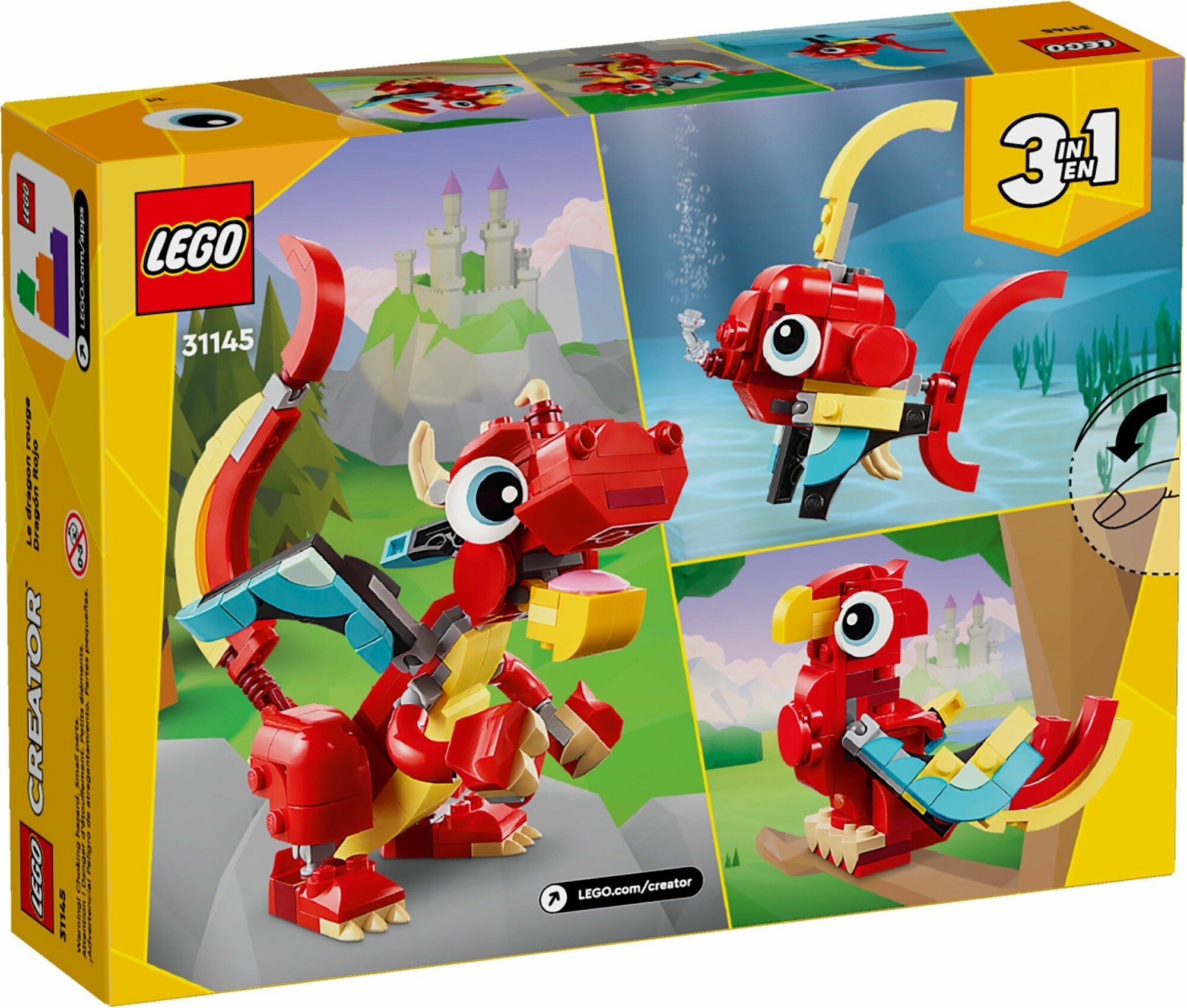 Lego creator dragon set new arrivals