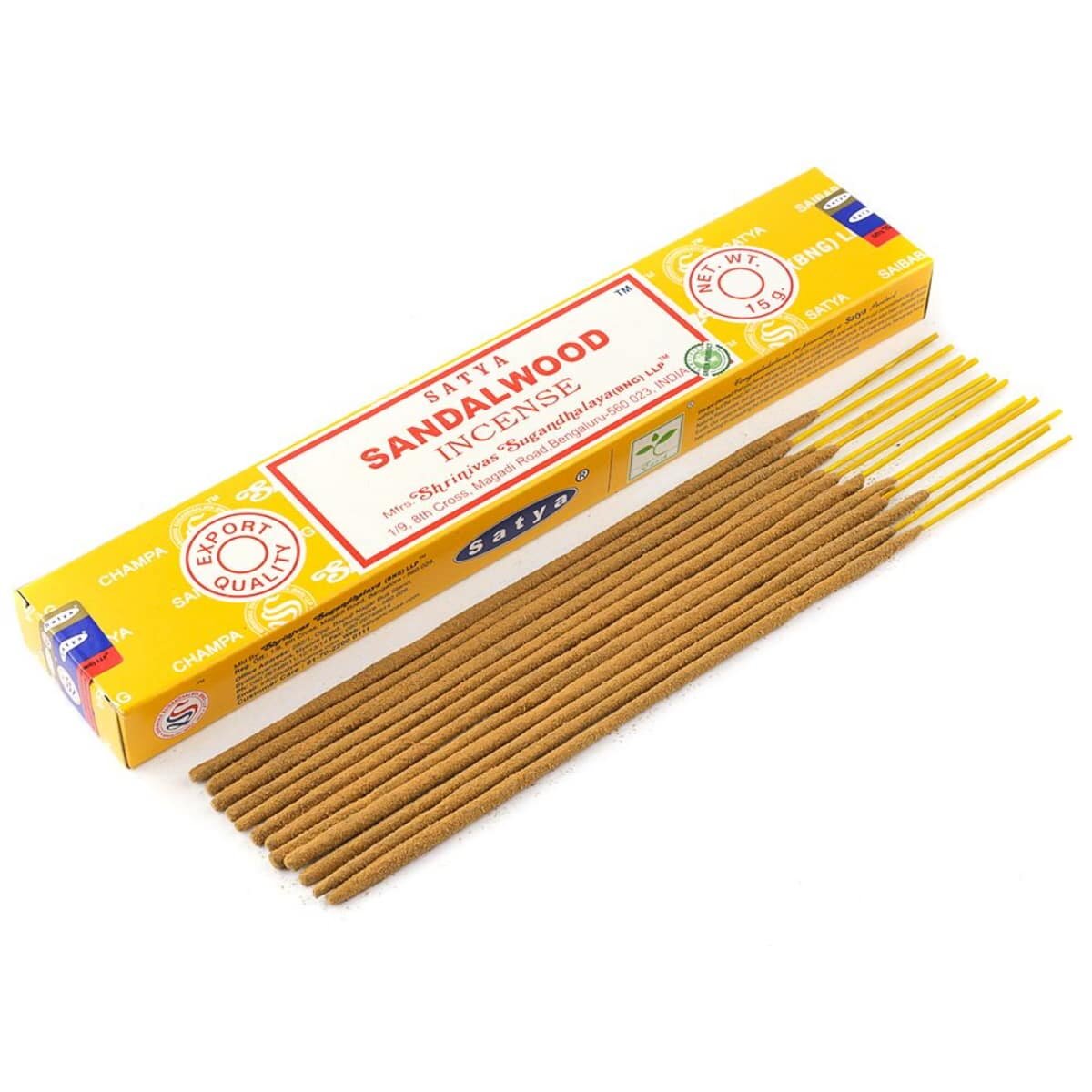 Satya SANDALWOOD Incense (Благовония сандаловое дерево, Сатья), 15 г.