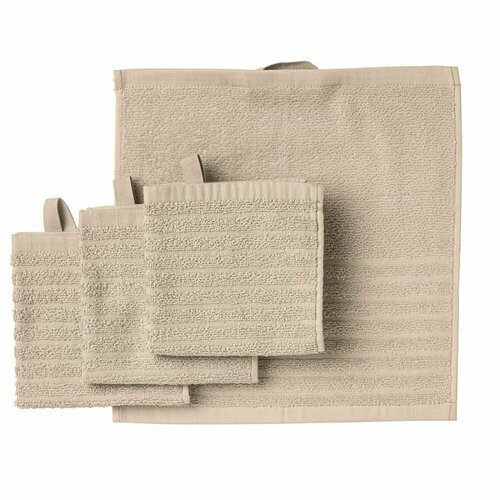 VAGSJON Полотенце IKEA светло-бежевый 30x30 см 60494621 1439₽