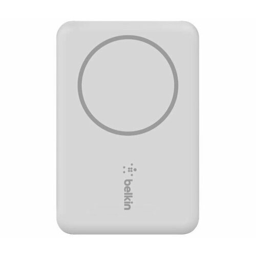 Портативный аккумулятор Belkin Magnetic Wireless 2500 mAh BPD002btWH белый 7390₽