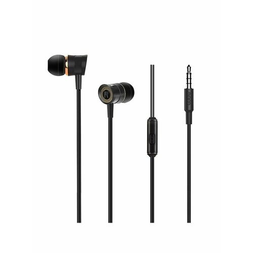 Наушники Hoco M37 гарнитура черные 1120₽