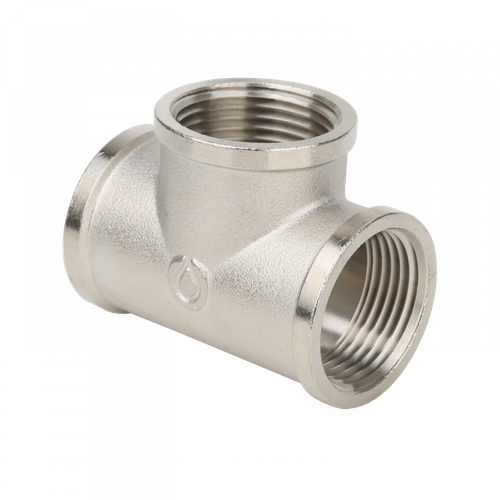 фото Тройник вр-вр-вр, никелированный gappo g2210.05 3/4" уп. 1 шт.