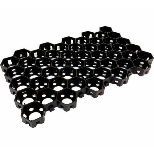 Газонная решётка ГеоПластБорд 544x336x34 мм 6 шт чёрная ГР_54433634_ч_6 2519₽