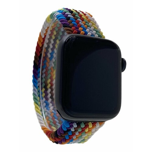 Нейлоновый ремешок для Apple Watch 1-9 / SE (38/40/41 мм), без застежки, разноцветный, размер S