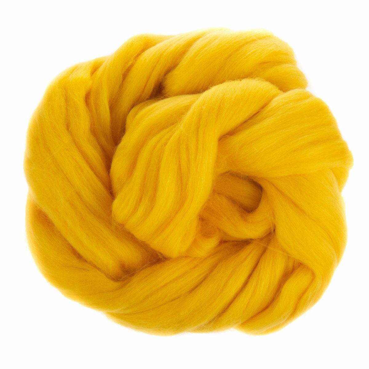 фото Шерсть для валяния полутонкая, гребенная лента цвет №125 камелия 100 гр. Троицкая