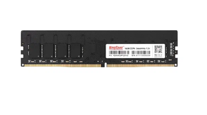 Оперативная память KINGSPEC DDR4 16Gb 2666MHz KS2666D4P12016G RTL LONG DIMM 288-pin 1.2В single rank