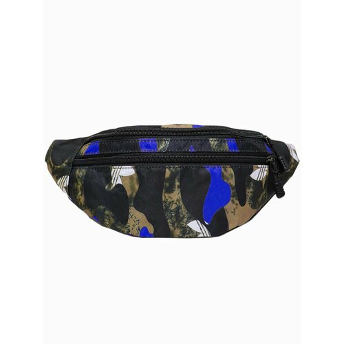 Сумка поясная Crystel Eden, фактура гладкая, коричневый, синий