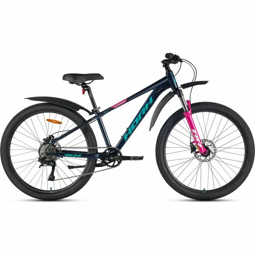 Велосипед горный HORH ROHAN RHD 62 26 2024 хардтейл детский для мальчиков алюминиевая рама 9 скоростей дисковые гидравлические тормоза цвет Black-Purple-Green черныйфиолетовыйзеленый цвет размер рамы 135 для роста 150-160 см 42967₽