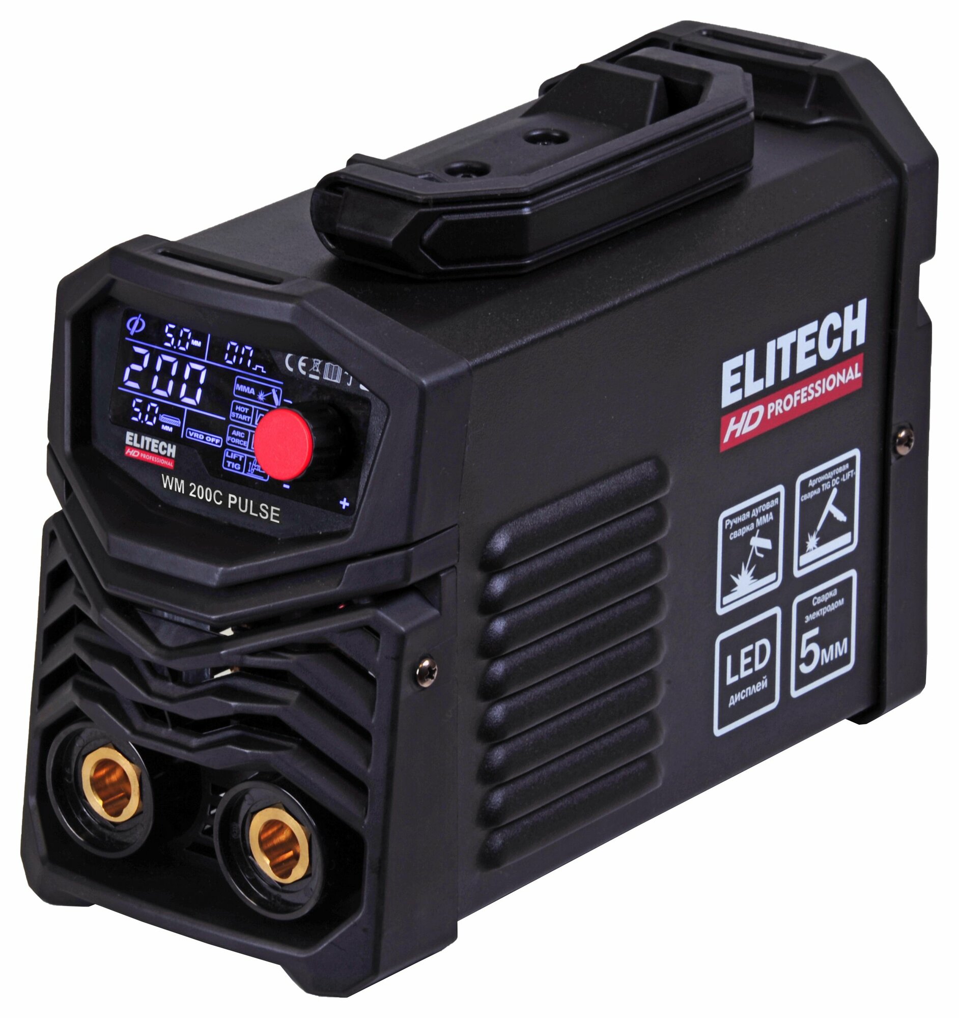 Сварочный инвертор Elitech WM 200C PULSE