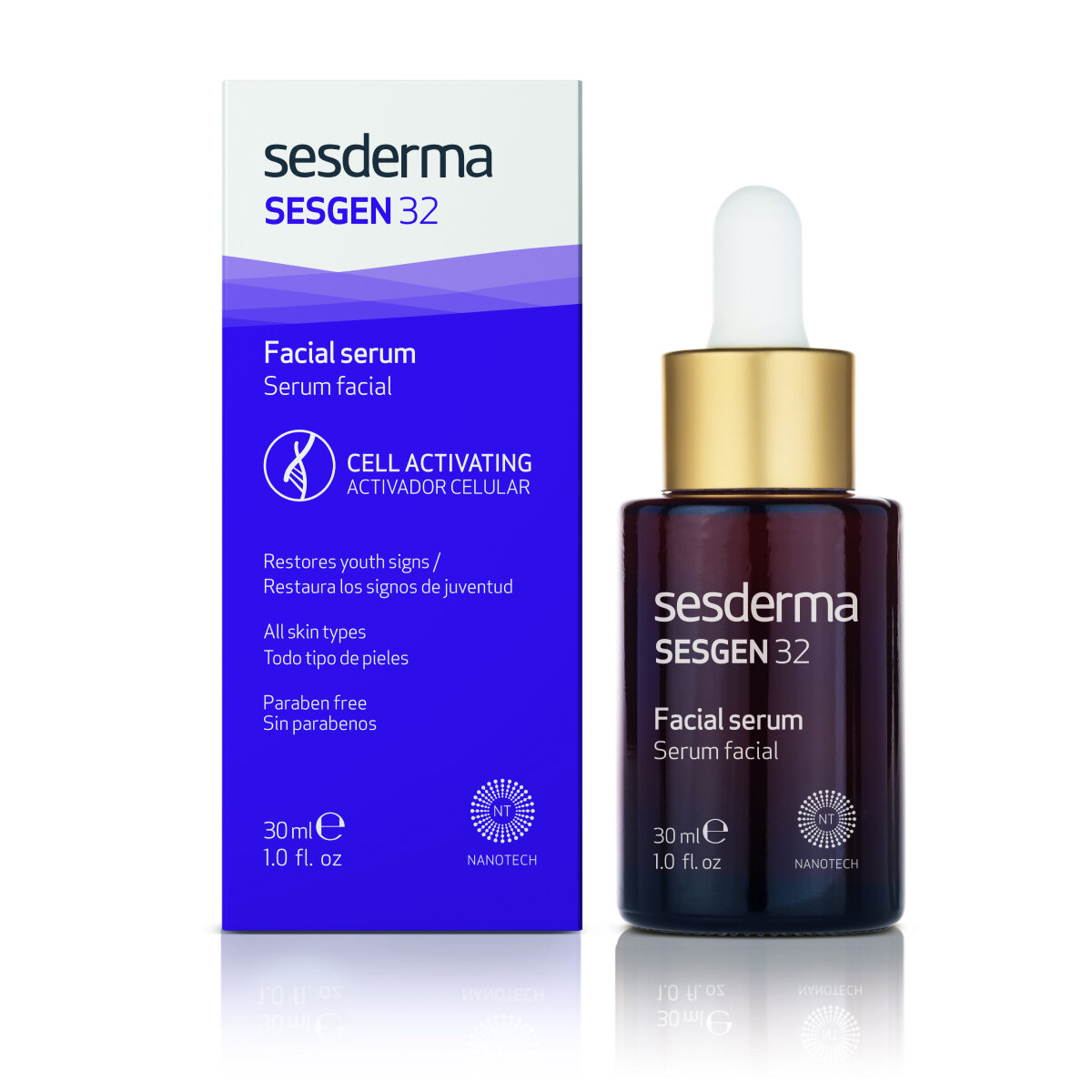Sesderma SESGEN 32 Сыворотка "Клеточный активатор" против старения кожи лица, с лифтинг эффектом, 30 мл