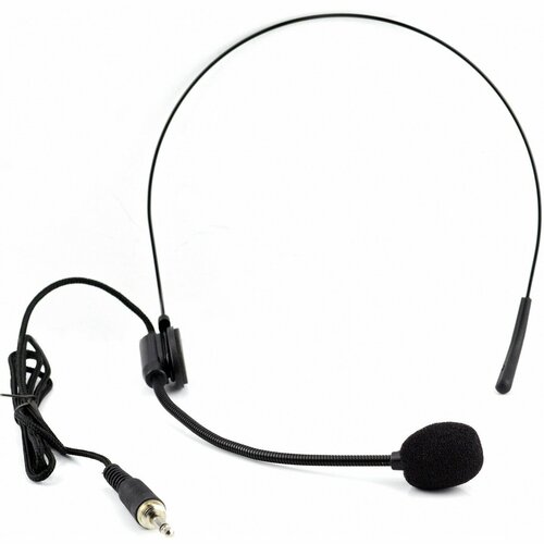 Микрофон с оголовьем черного цвета Xline MD-HM200 871₽