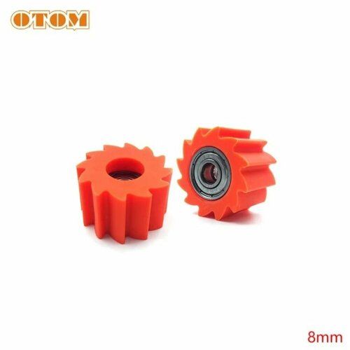 Ролик натяжителя цепи OTOM М10 зубчатый, 10х38.