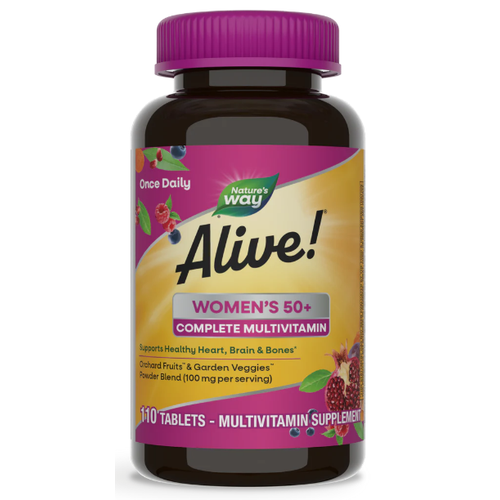 Nature's Way Alive! Women's 50+ Complete Multivitamin (Витамины для женщин старше 50 лет) 110 таблеток (Nature's Way)