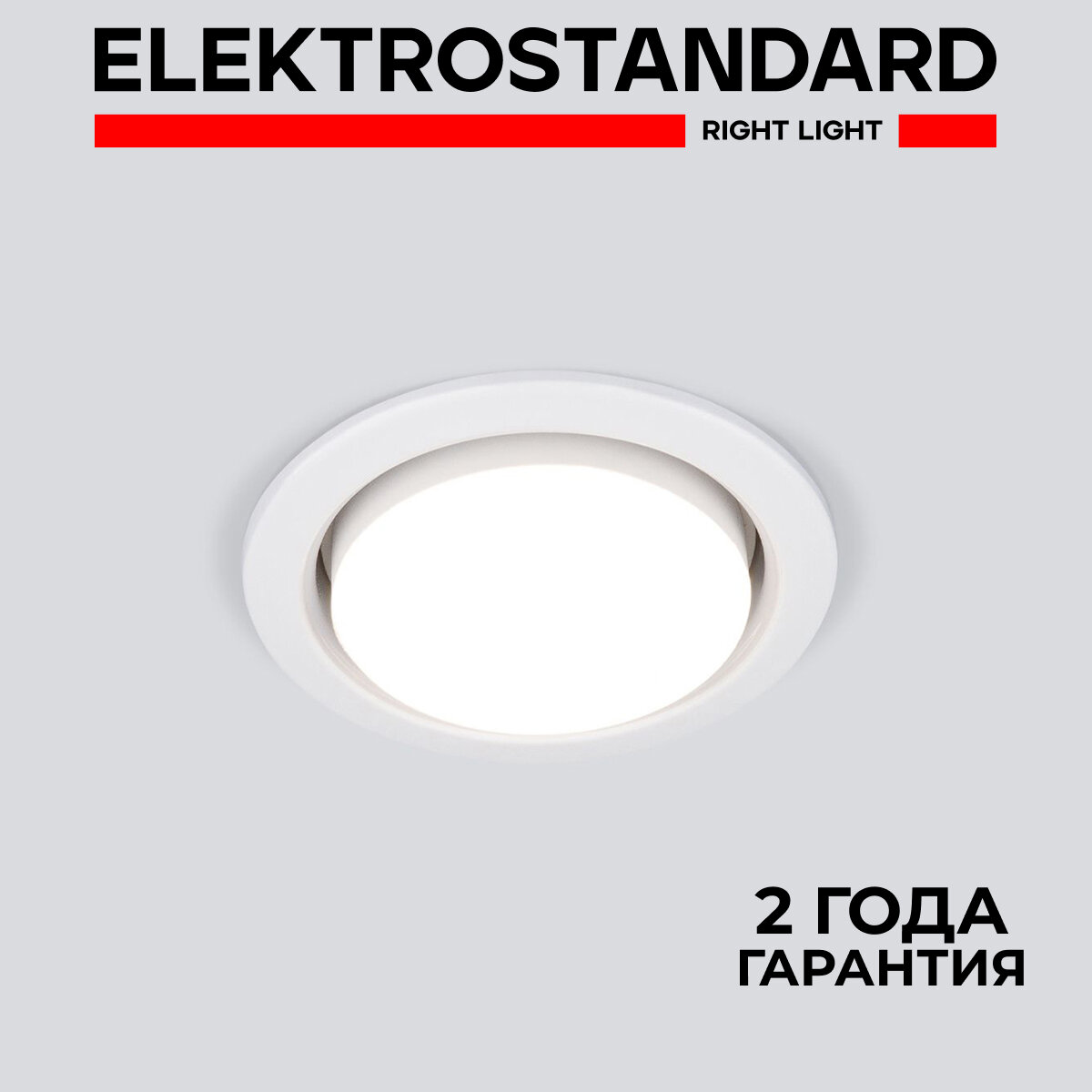 Встраиваемый точечный светильник Elektrostandard 1035 GX53 WH белый