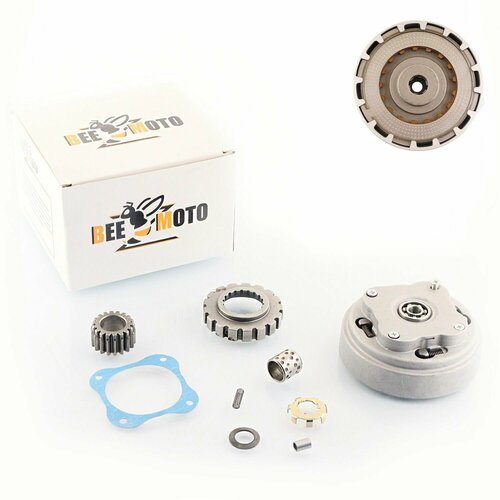 Корзина сцепления в сборе 4Т KAYO-140 YX-140 4 болта 5 дисков без стартера 156FMJ BEEZMOTO 8447₽