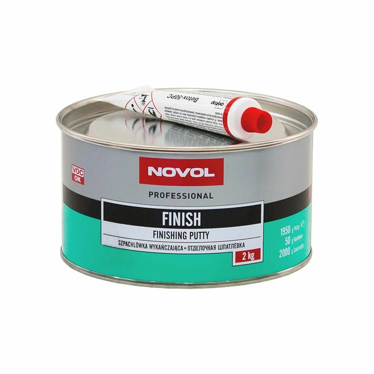 фото Шпатлевка отделочная FINISH (финишная) 2 кг. Novol