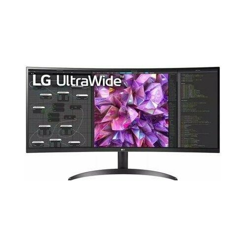 Монитор LG 34 34WQ60C-B черный VA LED 5ms 169 HDMI матовая 10001 300cd 178гр178гр 3440x1440 DP WQ 69кг 5382700₽