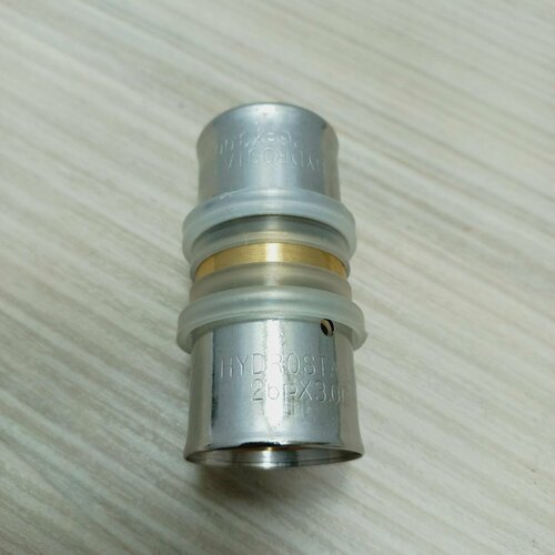 Пресс муфта 26 х 26 Hydrosta соединительная для обжимного профиля клещей TH 1 шт 526₽