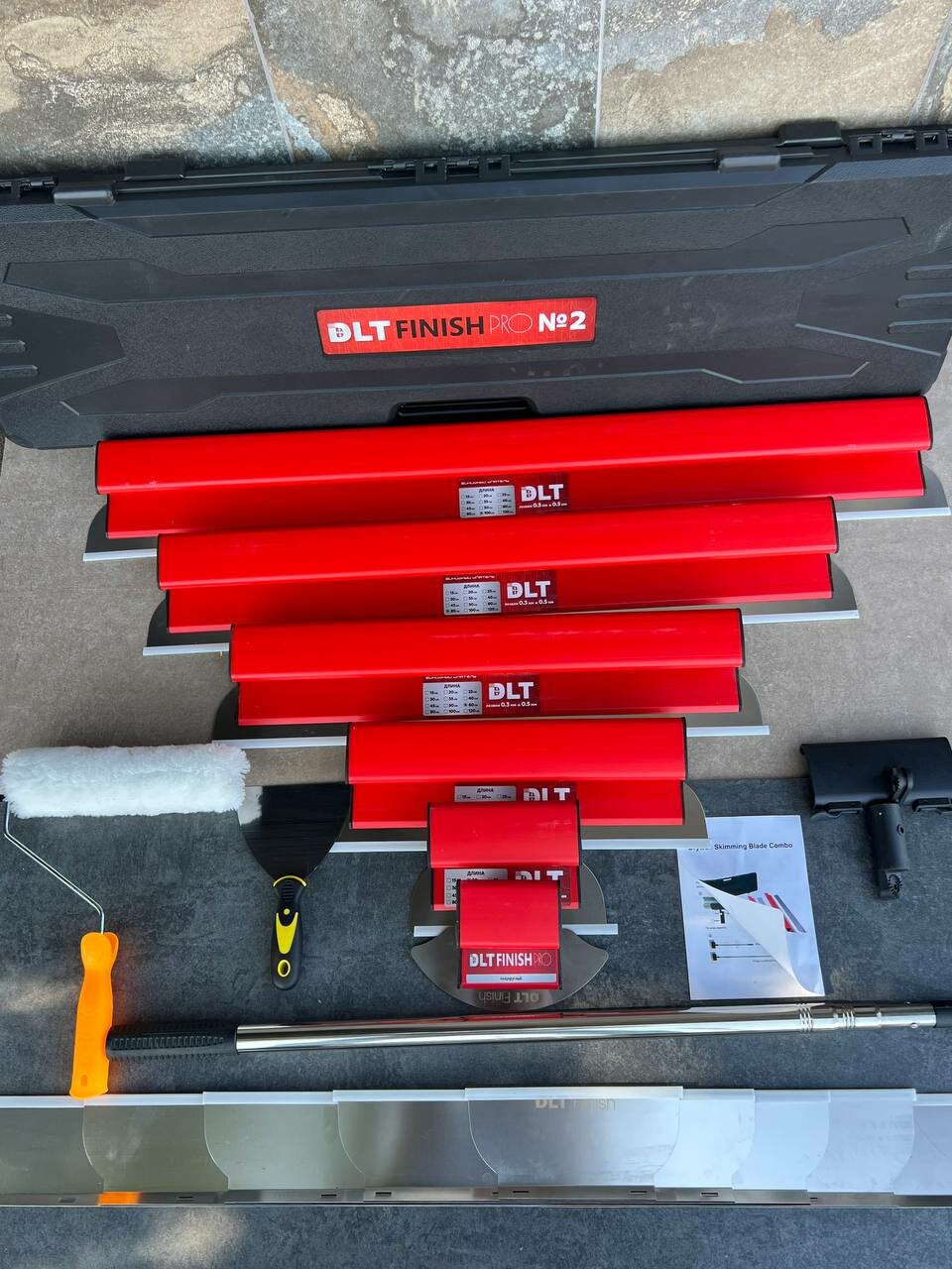 фото Набор №2 шпателей механизированного нанесения DLT Finish версия PRO