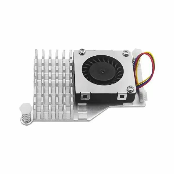 Активный кулер для Raspberry Pi 5 - серебристый — фото 1