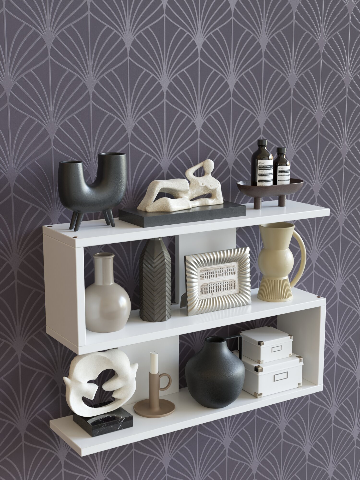 фото Полка, полка настенная белая, книжная полка, полка для книг, полка навесная в комнату, для дома, для дачи