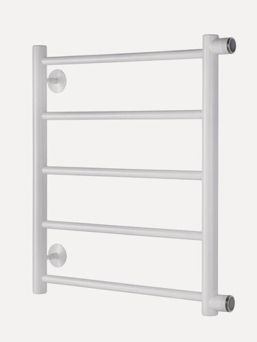 Изображение товара Полотенцесушитель водяной Лесенка Прямая 500х500 белый боковое подключение 1 дюйм