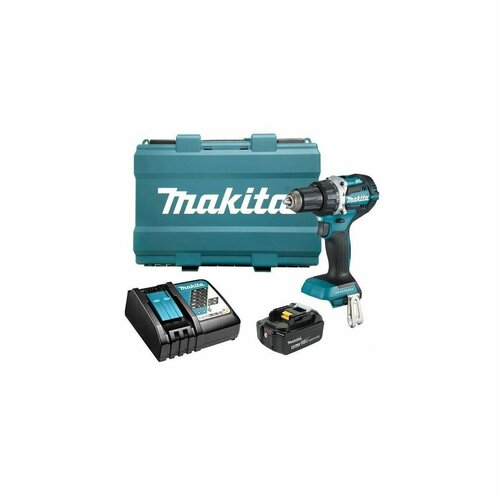 Аккумуляторная дрель-шуруповерт Makita DDF484RT 18в LXT 1акк 5Ач ЗУ кейс 40276₽
