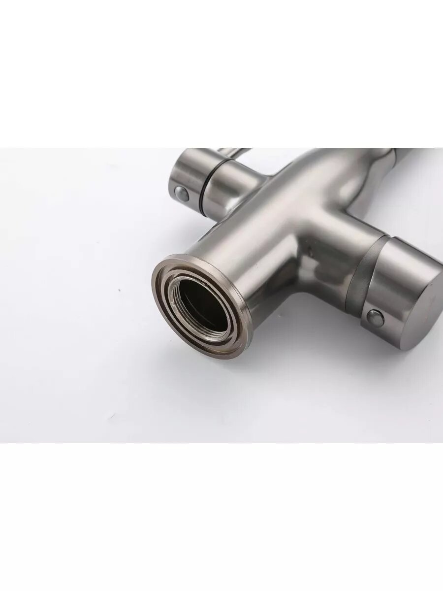 Смеситель для кухни Frap F4396-15, однорычажный, поворотный излив, черный — фото 1