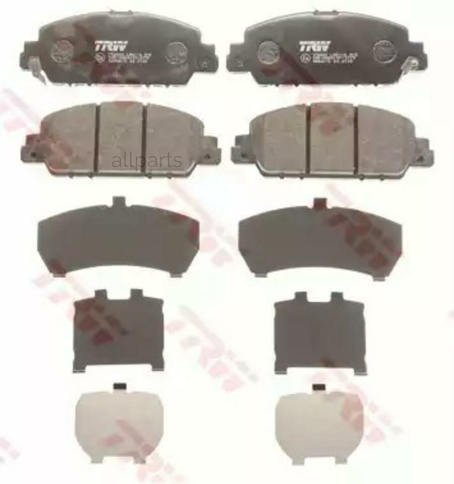 TRW GDB3615 Колодки тормозные дисковые HONDA: ACCORD (USA) седан 13-