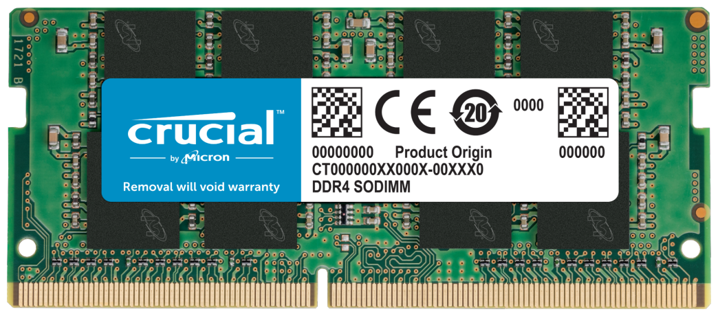 Модуль памяти для ноутбука 16GB PC25600 DDR4 SO CT16G4SFRA32A CRUCIAL