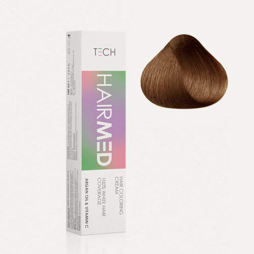 Изображение товара Перманентная крем-краска для волос Hairmed 7/4 Русый Медный 100 мл