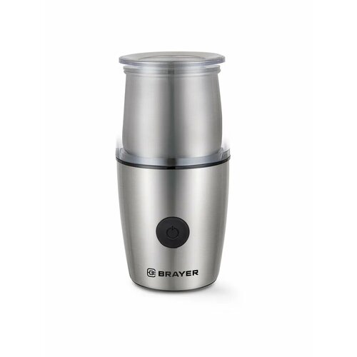 Кофемолка с капучинатором , 200 Вт, вместимость 100 г, сталь